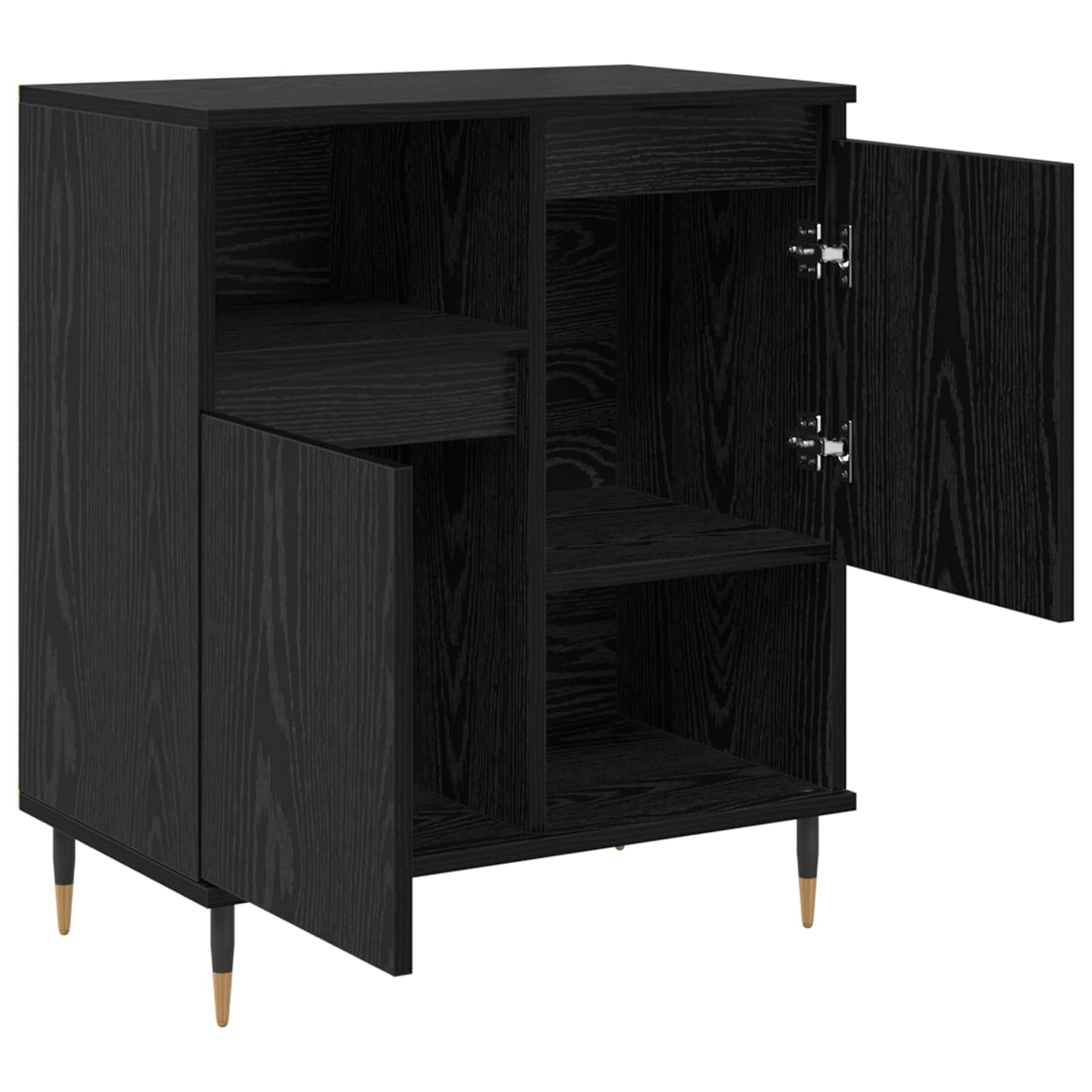 vidaXL Sideboards 3 pcs Black Oak