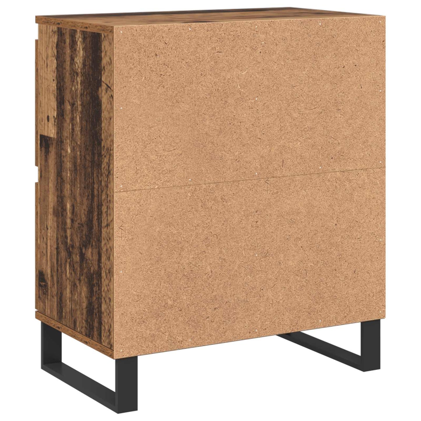 vidaXL Sideboard 2 pcs Old Wood 60 x 35 x 70 cm