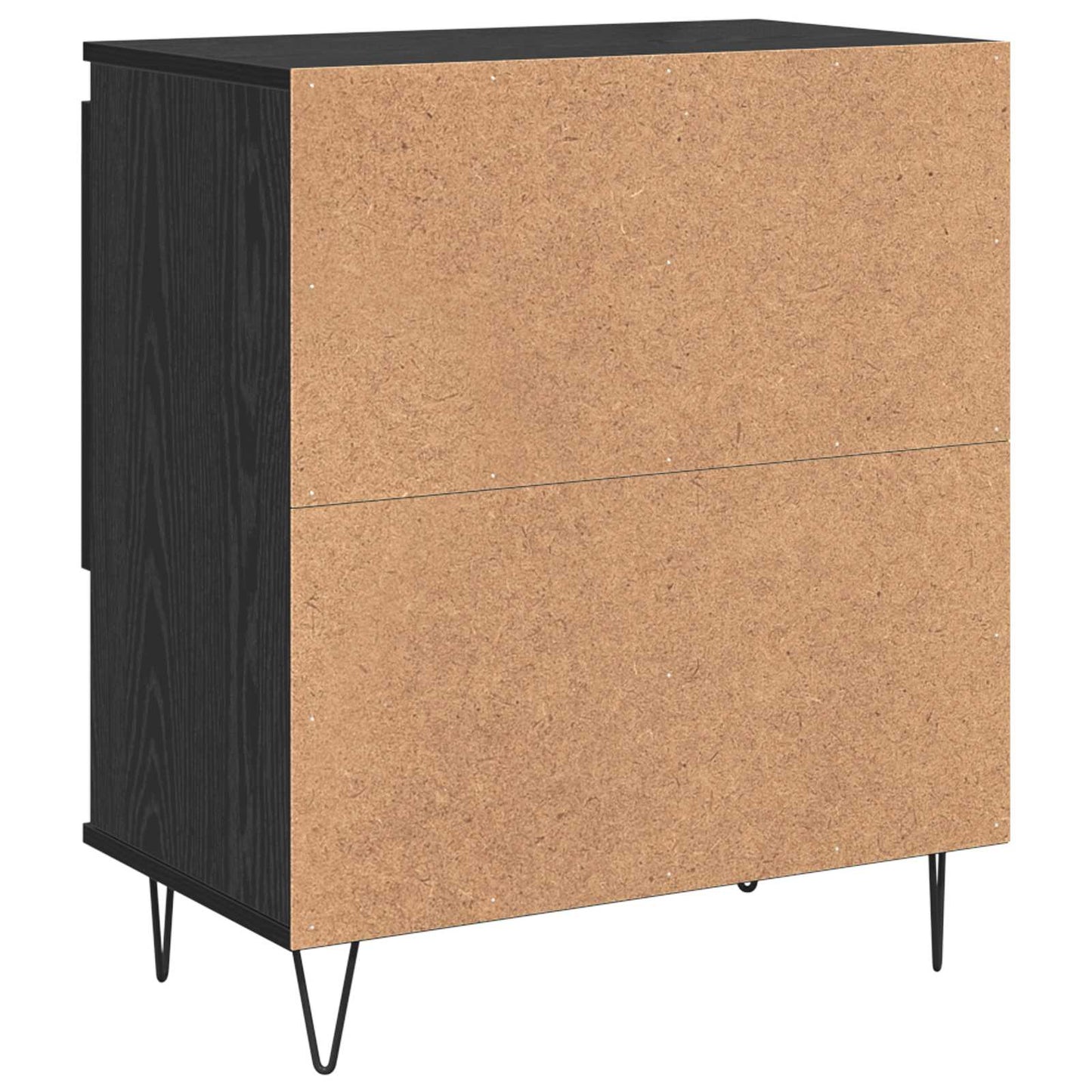 vidaXL Sideboard 2 pcs Black Oak 60 x 35 x 70 cm