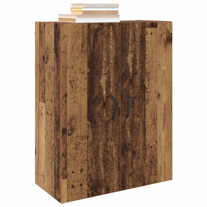 vidaXL Wall-Mounted Cabinet 2 pcs Old Wood 69.5 x 34 x 90 cm