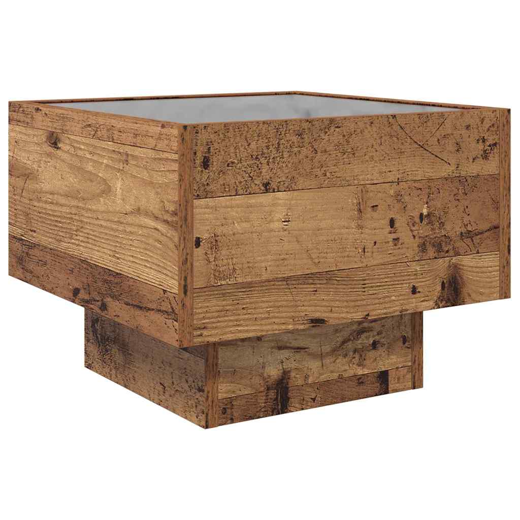 vidaXL Coffee Table Old Wood 40 x 40 x 30 cm Engineered wood