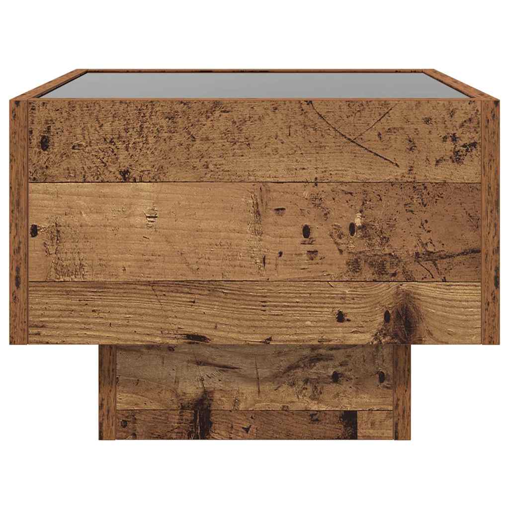 vidaXL Coffee Table Old Wood 40 x 40 x 30 cm Engineered wood