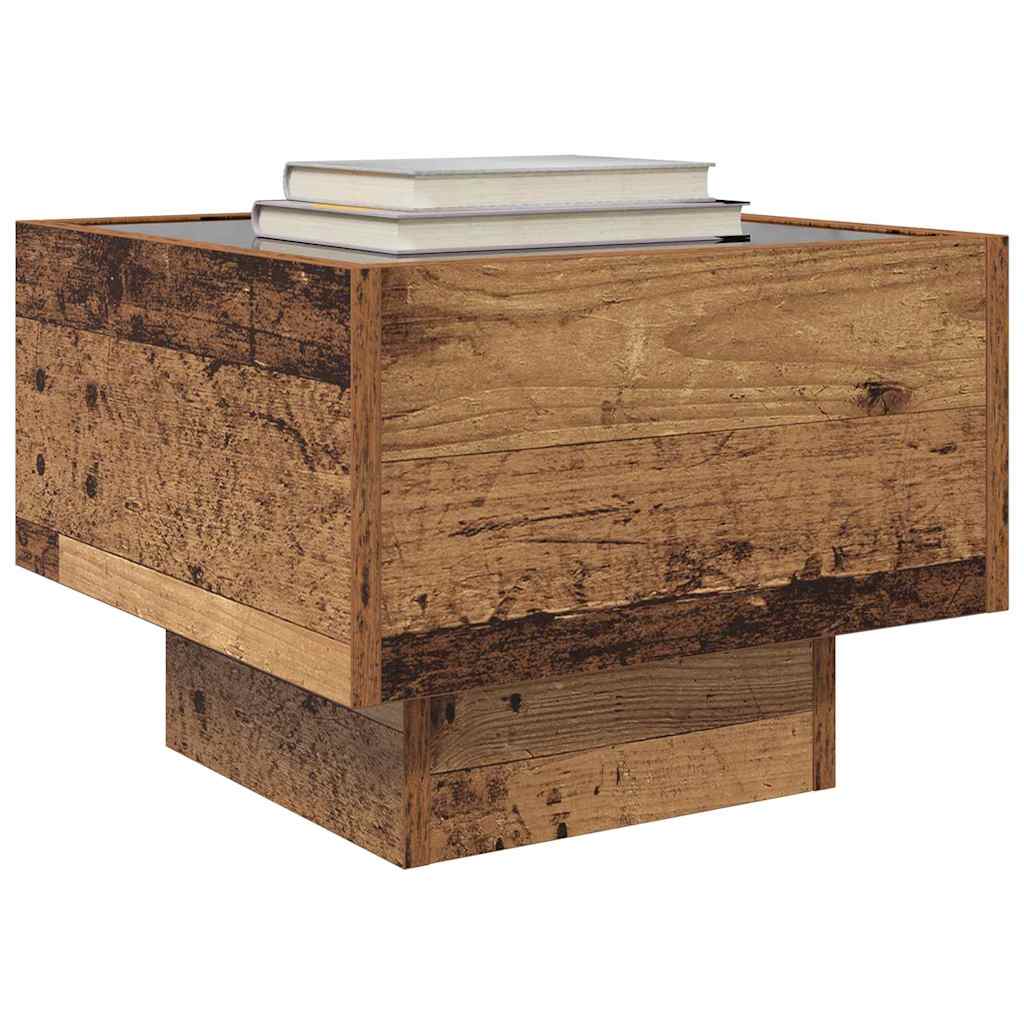 vidaXL Coffee Table Old Wood 40 x 40 x 30 cm Engineered wood