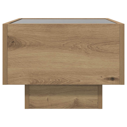 vidaXL Coffee Table Artisan Oak 40 x 40 x 30 cm Engineered wood