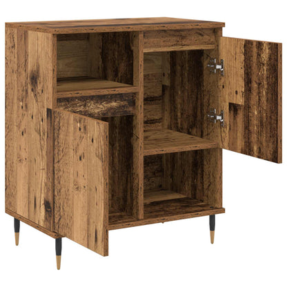vidaXL Sideboards 2 pcs Old wood