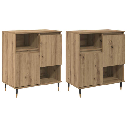 vidaXL Sideboards 2 pcs Artisan oak
