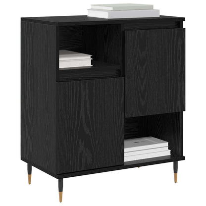vidaXL Sideboards 2 pcs Black oak