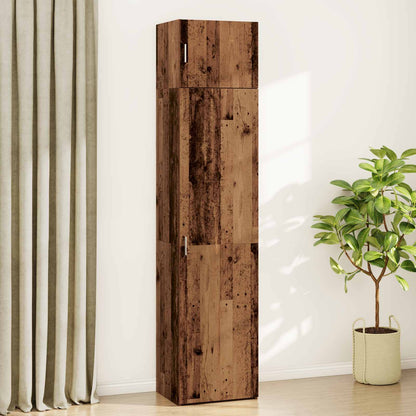 vidaXL Sideboard 2 pcs Old Wood 50 x 41 x225 cm