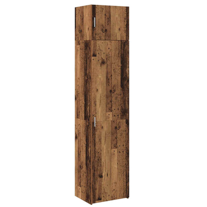 vidaXL Sideboard 2 pcs Old Wood 50 x 41 x225 cm