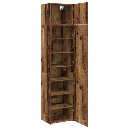 vidaXL Sideboard 2 pcs Old Wood 50 x 41 x225 cm
