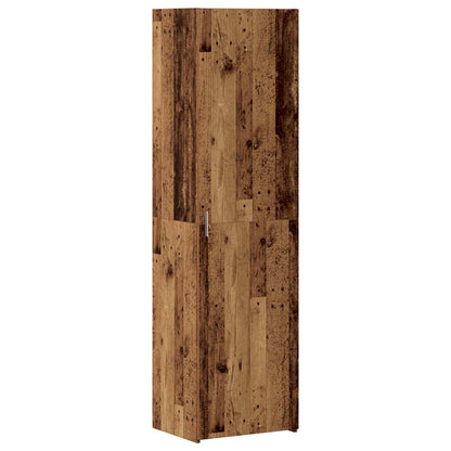 vidaXL Sideboard 2 pcs Old Wood 50 x 41 x225 cm