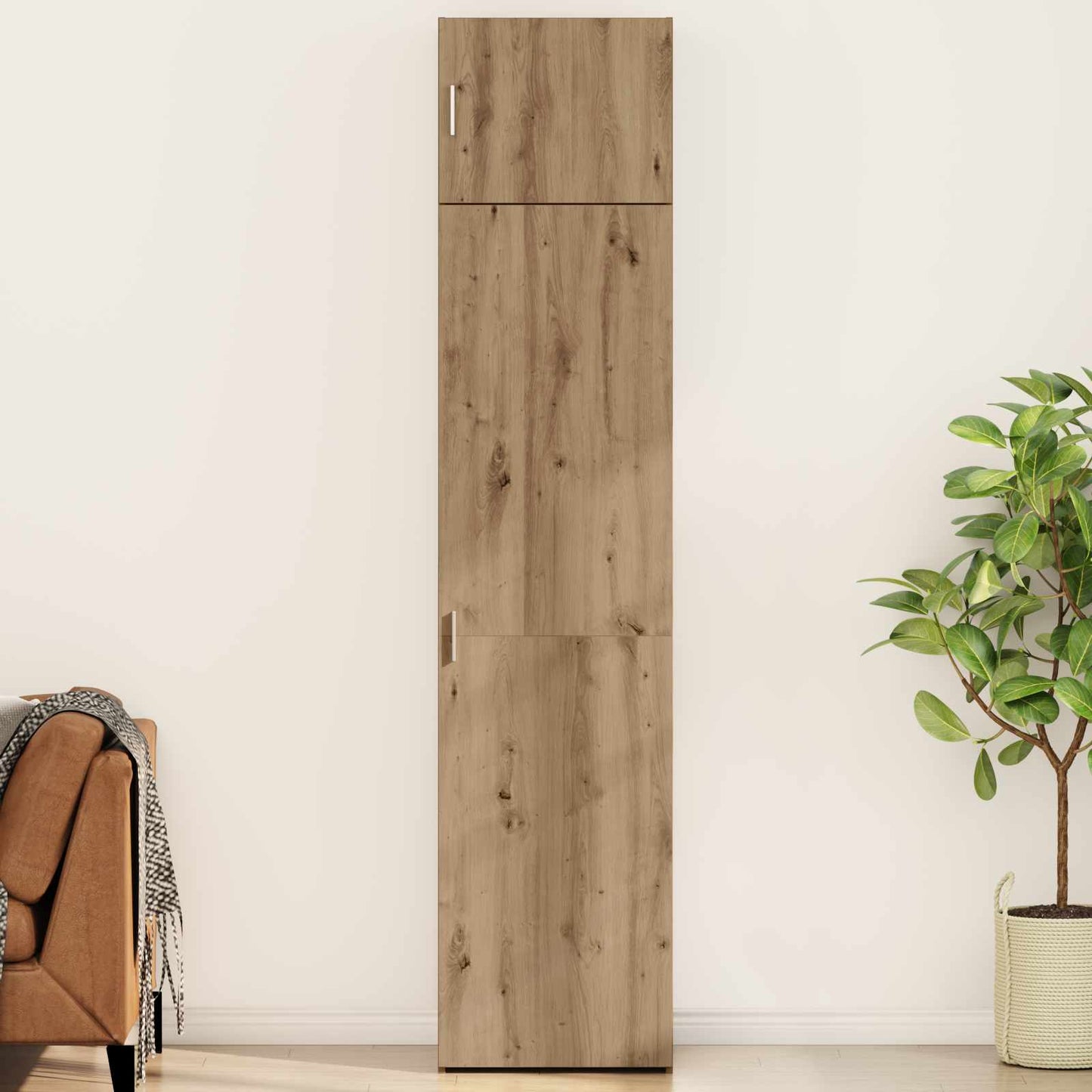 vidaXL Sideboard 2 pcs Artisan Oak 50 x 41 x225 cm
