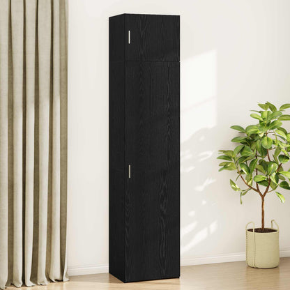 vidaXL Sideboard 2 pcs Black Oak 50 x 41 x225 cm