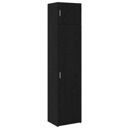 vidaXL Sideboard 2 pcs Black Oak 50 x 41 x225 cm