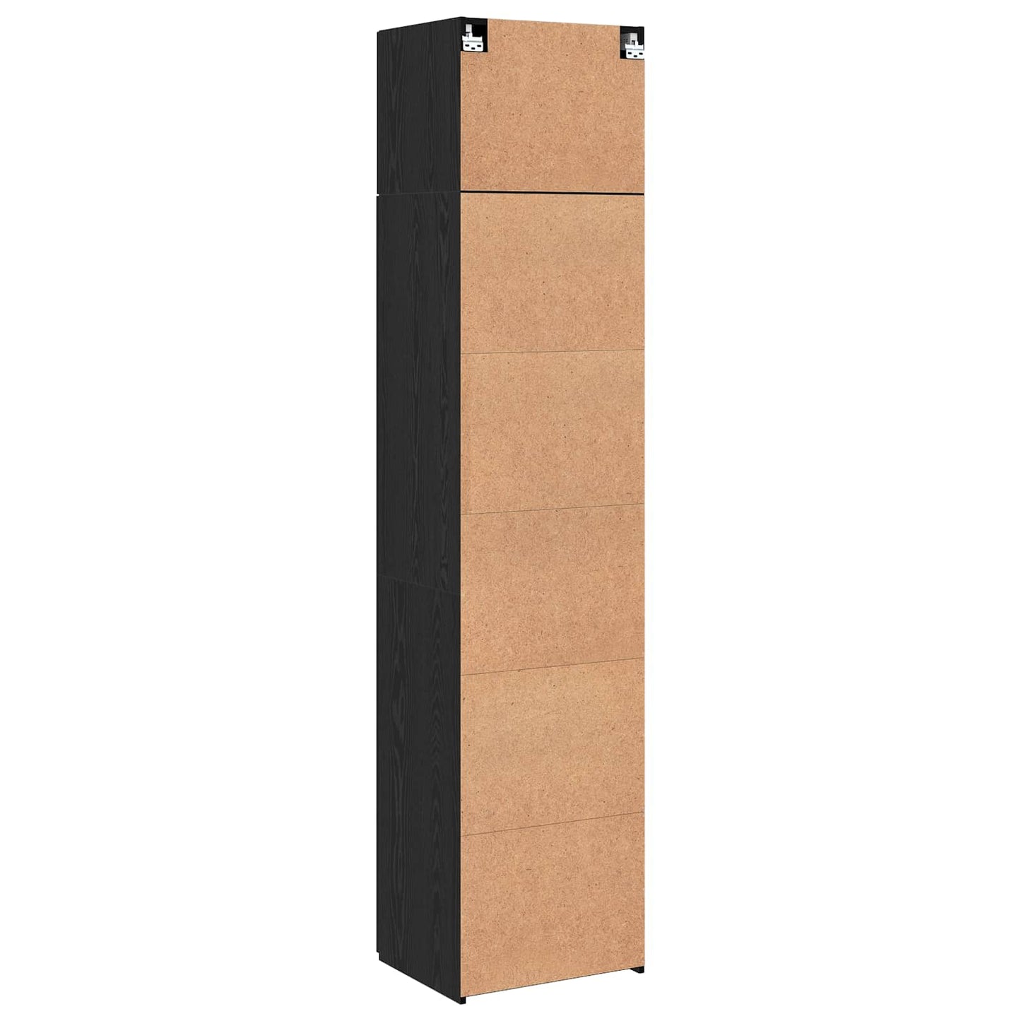 vidaXL Sideboard 2 pcs Black Oak 50 x 41 x225 cm