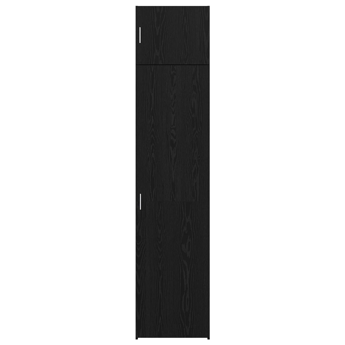 vidaXL Sideboard 2 pcs Black Oak 50 x 41 x225 cm