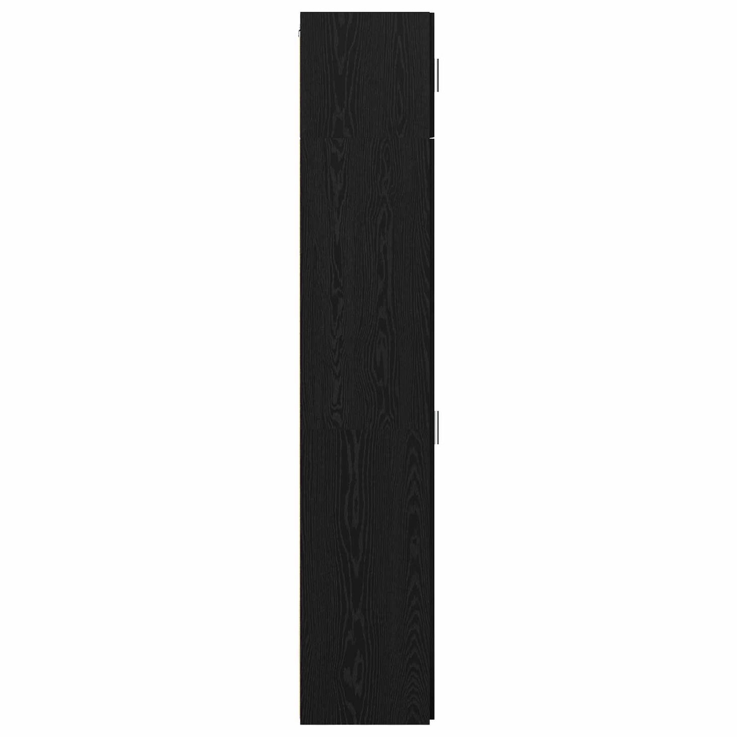 vidaXL Sideboard 2 pcs Black Oak 50 x 41 x225 cm