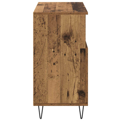vidaXL Sideboard 3 pcs Old Wood 60 x 35 x 70 cm