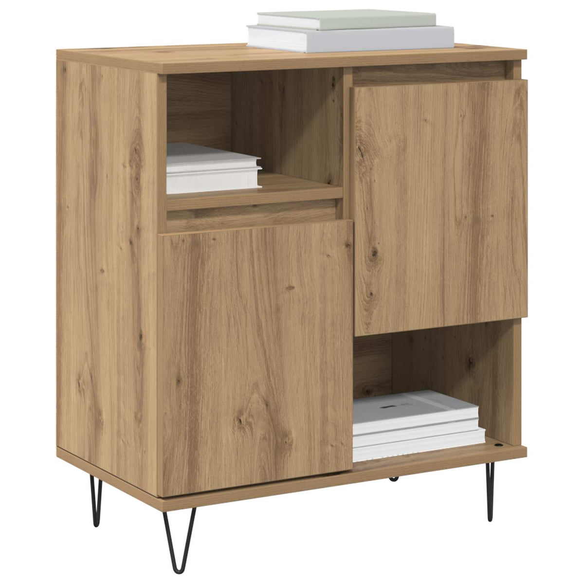 vidaXL Sideboard 3 pcs Artisan Oak 60 x 35 x 70 cm