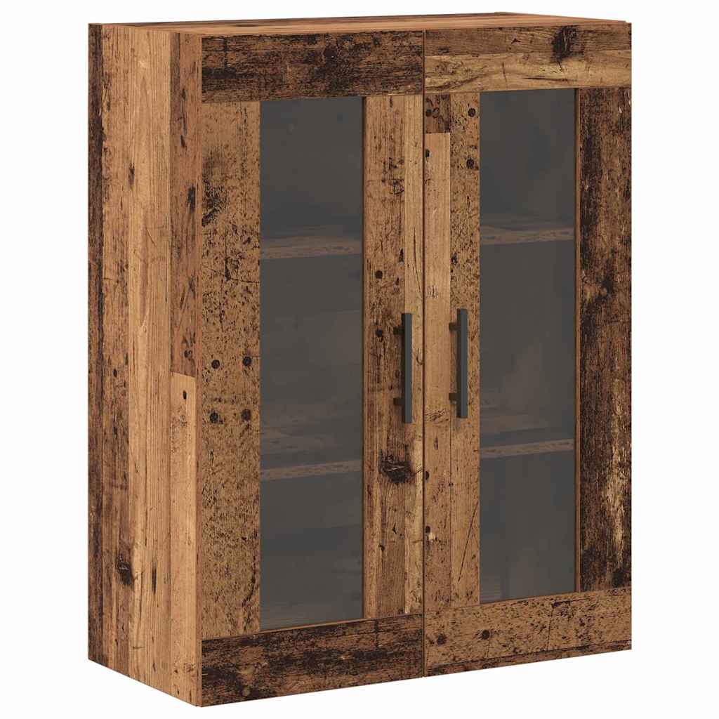 vidaXL Wall Mounted Cabinets 2 pcs Old wood 69.5 x 34 x 90 cm