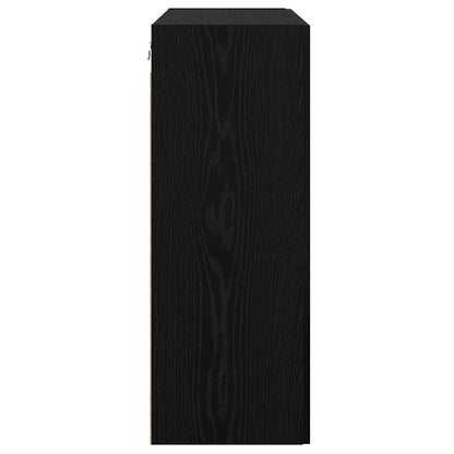 vidaXL Wall Mounted Cabinets 2 pcs Black oak 69.5 x 34 x 90 cm