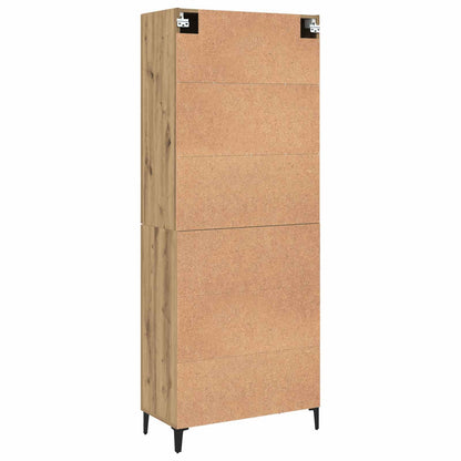 vidaXL Highboard 2 pcs Artisan Oak Engineered Wood