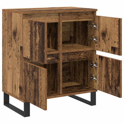 vidaXL Sideboard 3 pcs Old Wood 60 x 35 x 70 cm