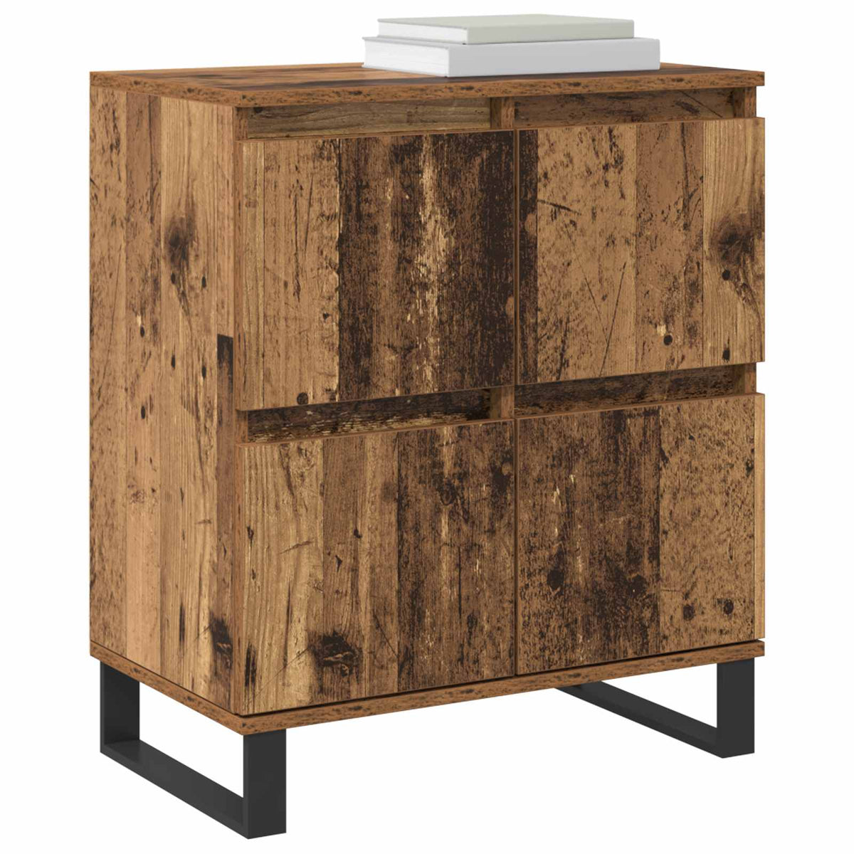 vidaXL Sideboard 3 pcs Old Wood 60 x 35 x 70 cm