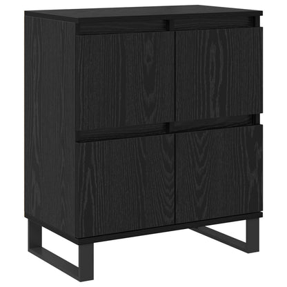 vidaXL Sideboard 3 pcs Black Oak 60 x 35 x 70 cm