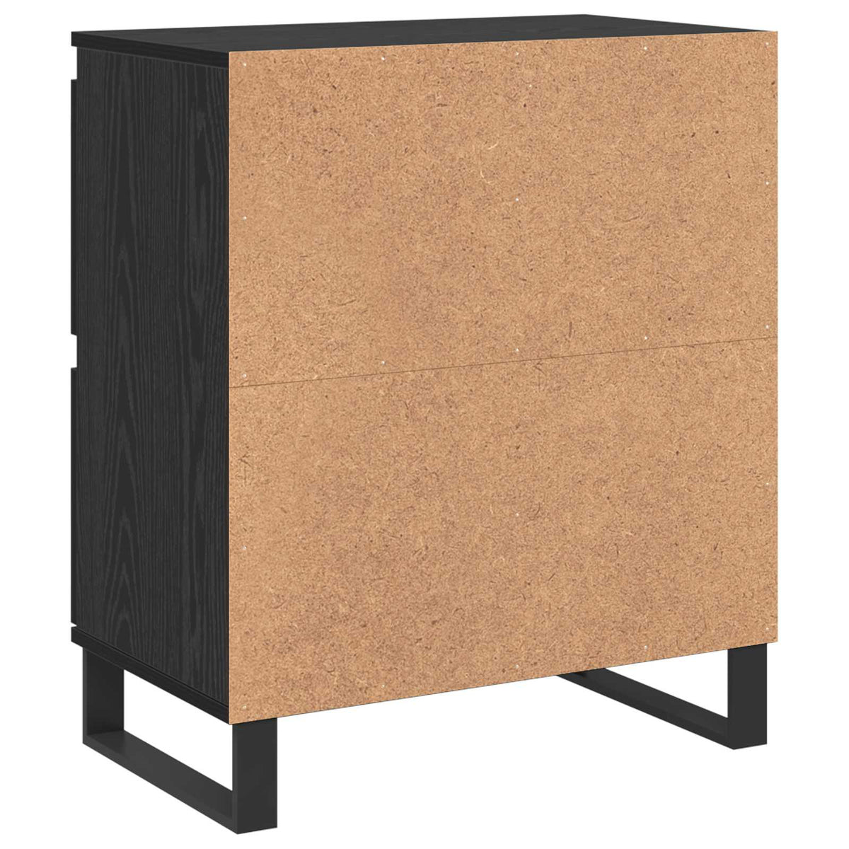 vidaXL Sideboard 3 pcs Black Oak 60 x 35 x 70 cm