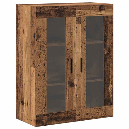 vidaXL Wall Mounted Cabinets 2 pcs Old wood 69.5 x 34 x 90 cm