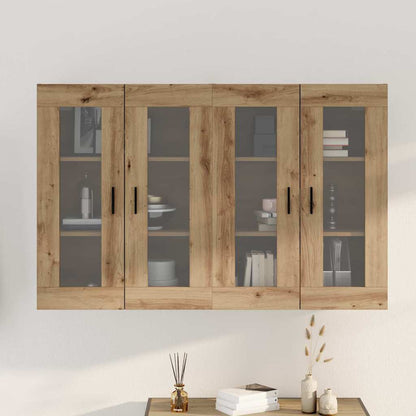 vidaXL Wall Mounted Cabinets 2 pcs Artisan oak 69.5 x 34 x 90 cm