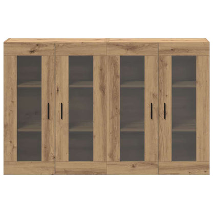 vidaXL Wall Mounted Cabinets 2 pcs Artisan oak 69.5 x 34 x 90 cm