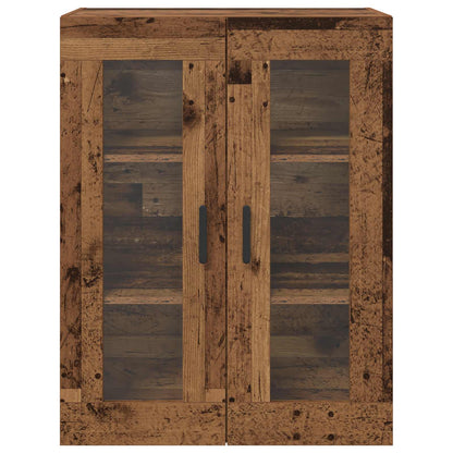 vidaXL Wall Mounted Cabinets 2 pcs Old wood 69.5 x 34 x 90 cm