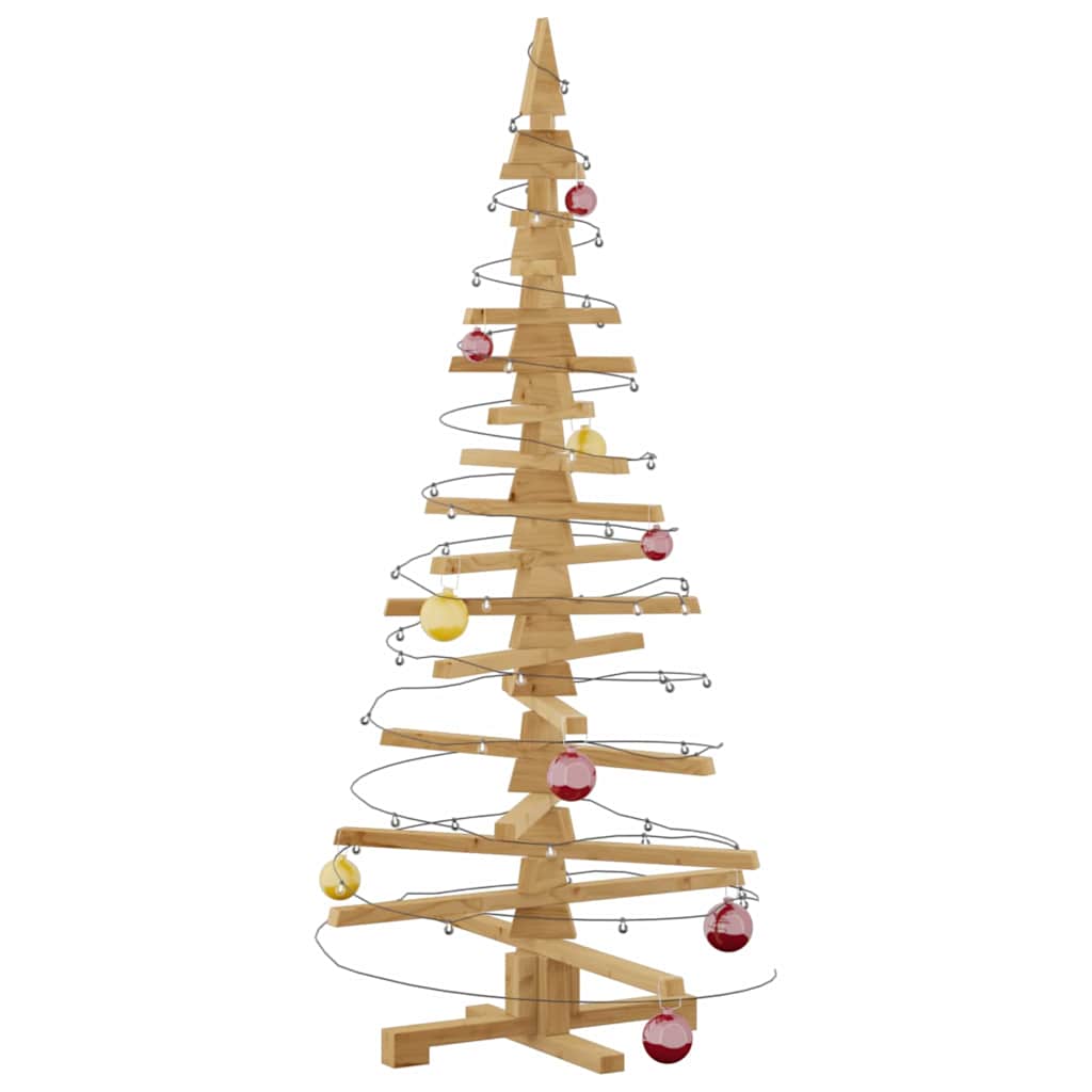 vidaXL Wooden Christmas Tree KOTKA Solid Pine Wood