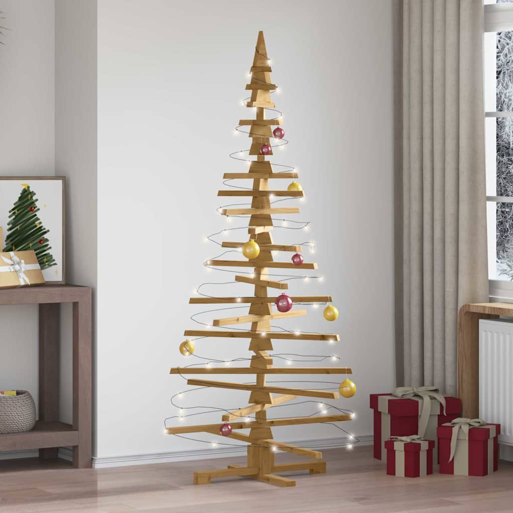 vidaXL Wooden Christmas Tree KOTKA Solid Pine Wood