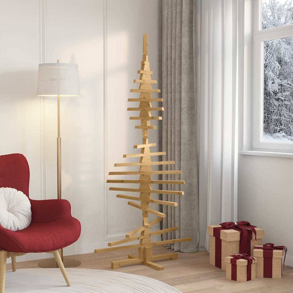 vidaXL Wooden Christmas Tree KOTKA Solid Pine Wood