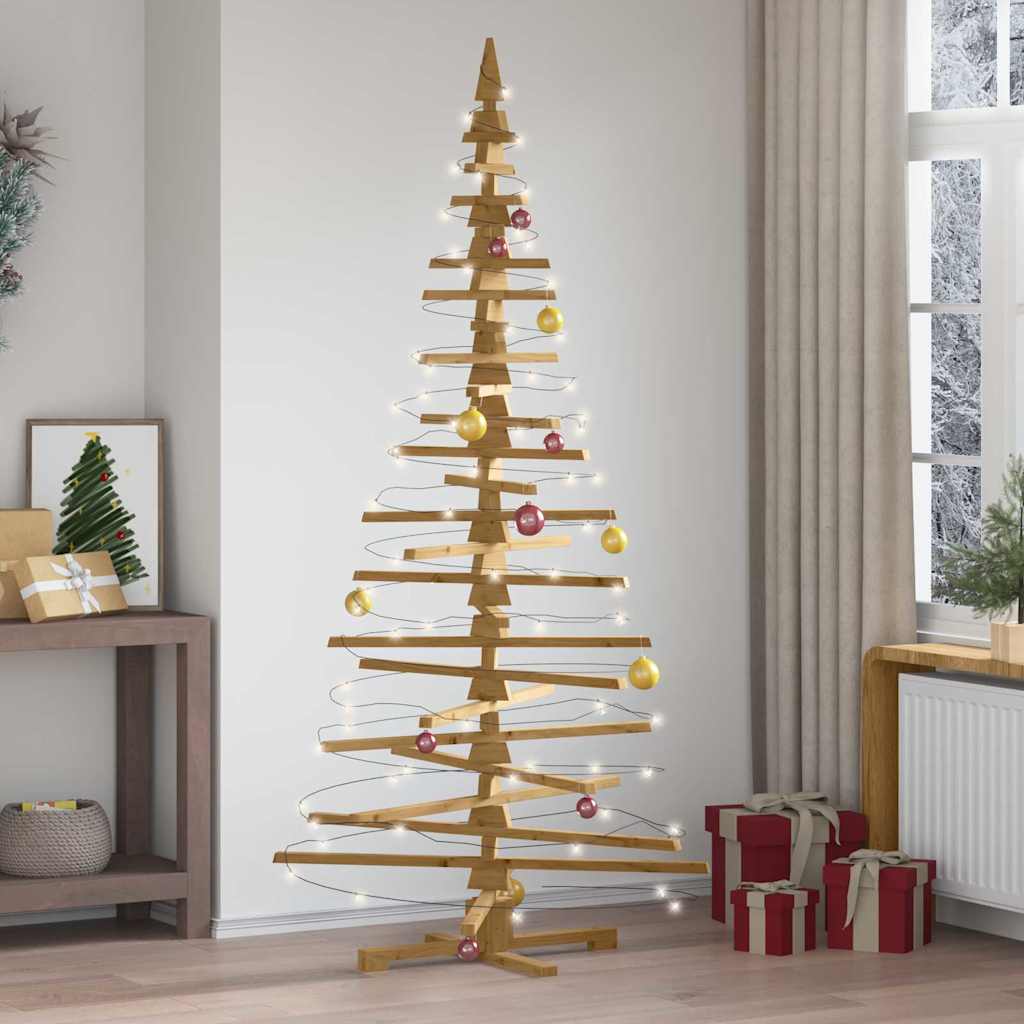 vidaXL Wooden Christmas Tree KOTKA Solid Pine Wood