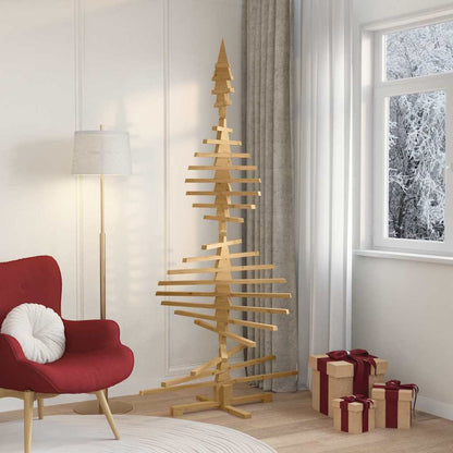 vidaXL Wooden Christmas Tree KOTKA Solid Pine Wood