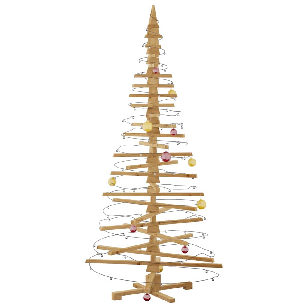 vidaXL Wooden Christmas Tree KOTKA Solid Pine Wood