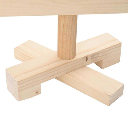 vidaXL Christmas Trees KOTKA 60 cm Solid Pine Wood Natural