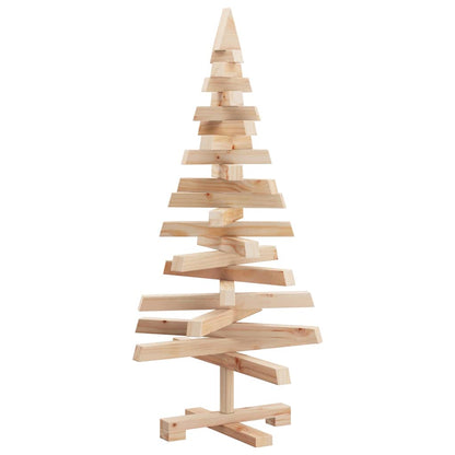 vidaXL Christmas Trees KOTKA 90 cm Solid Pine Wood Natural