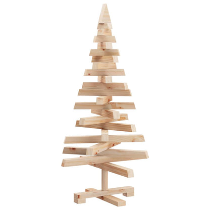 vidaXL Christmas Trees KOTKA 90 cm Solid Pine Wood Natural
