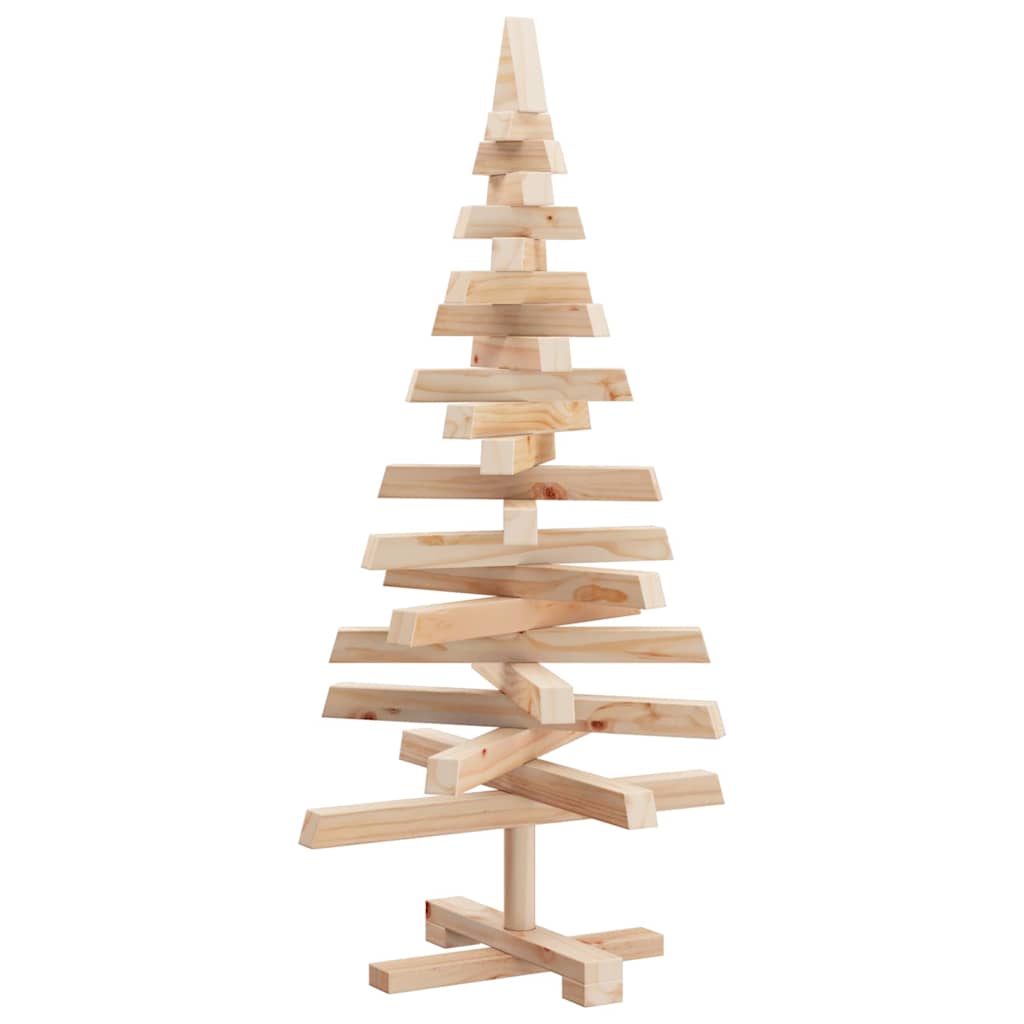 vidaXL Christmas Trees KOTKA 90 cm Solid Pine Wood Natural