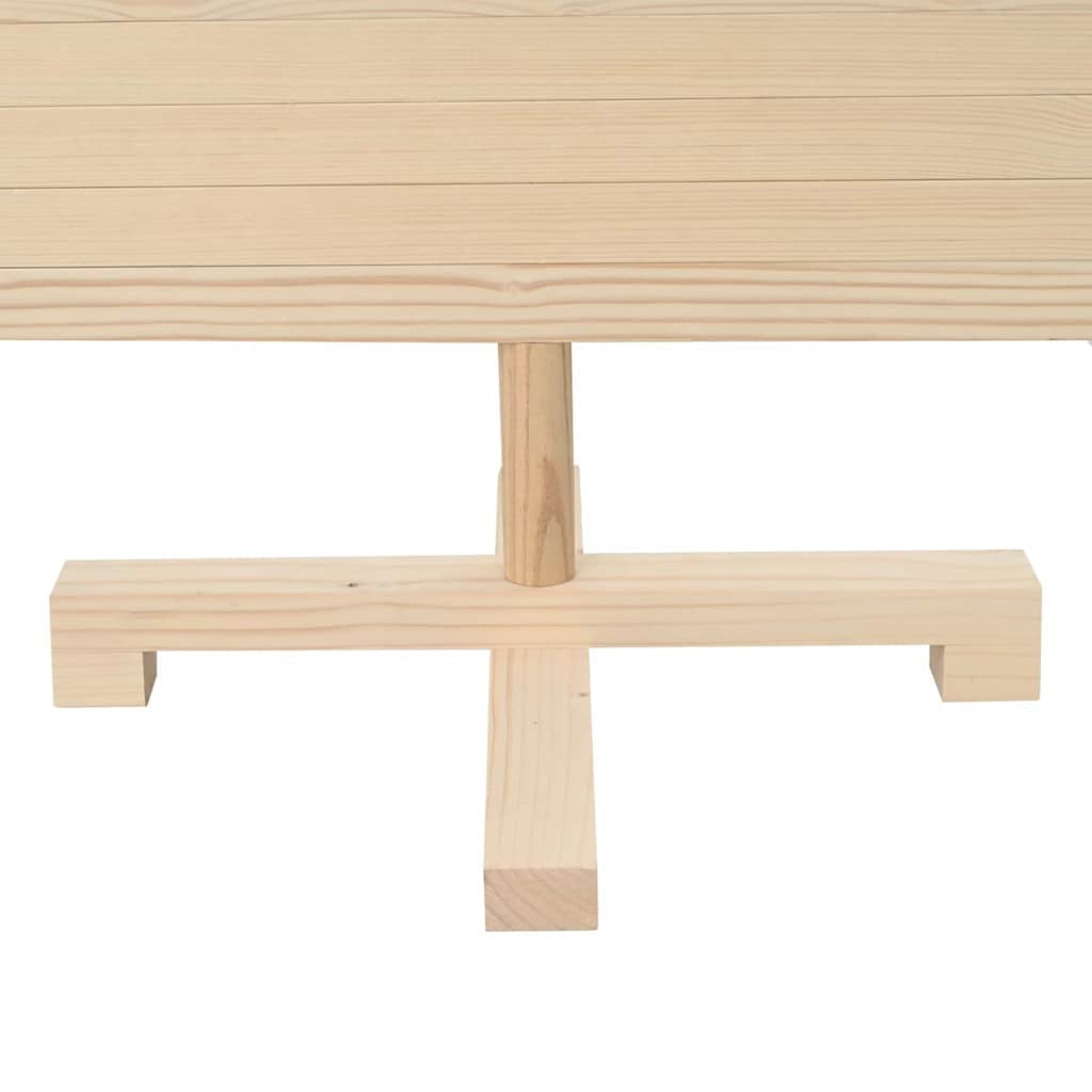 vidaXL Christmas Trees KOTKA 120 cm Solid Pine Wood Natural