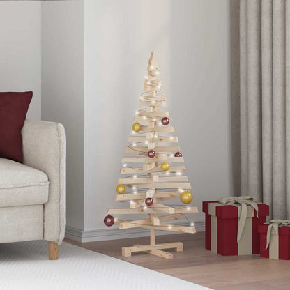vidaXL Christmas Trees KOTKA 120 cm Solid Pine Wood Natural