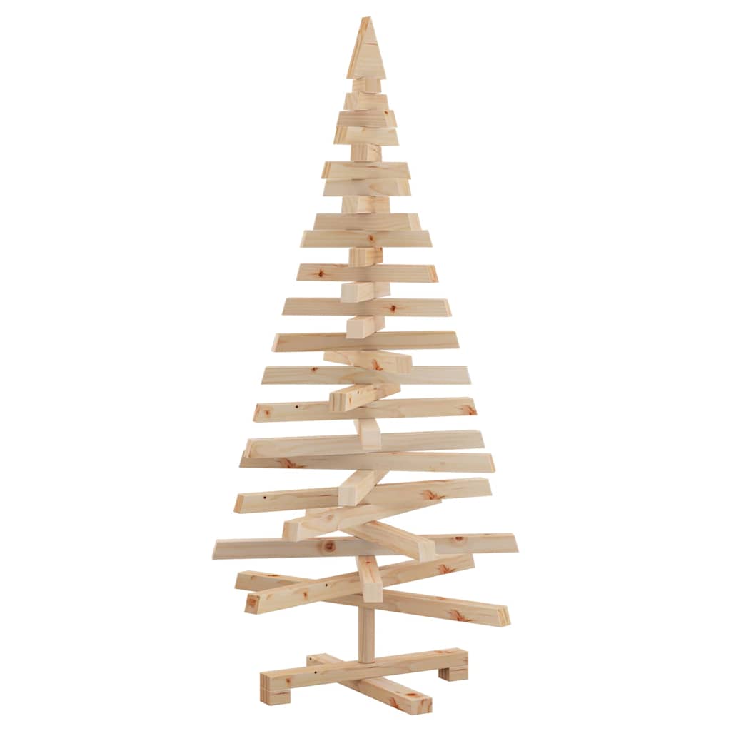 vidaXL Christmas Trees KOTKA 120 cm Solid Pine Wood Natural