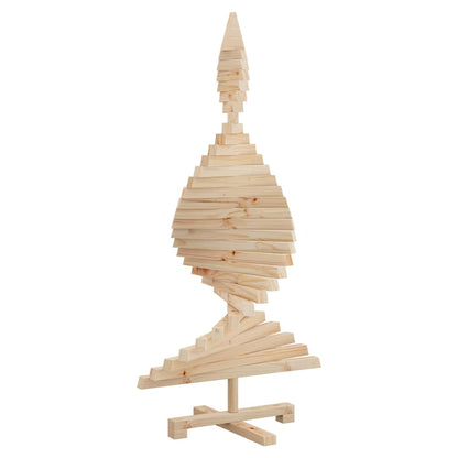 vidaXL Christmas Trees KOTKA 120 cm Solid Pine Wood Natural