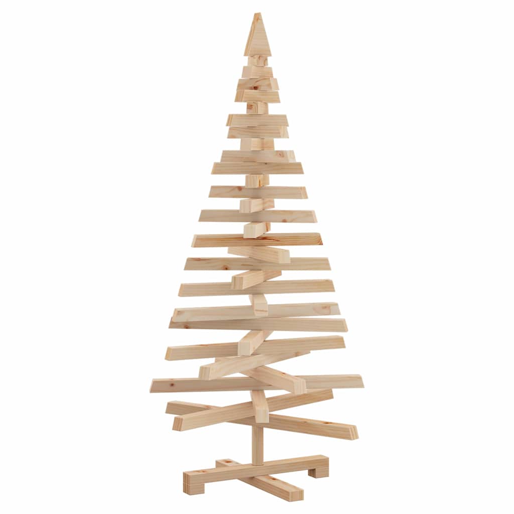 vidaXL Christmas Trees KOTKA 120 cm Solid Pine Wood Natural