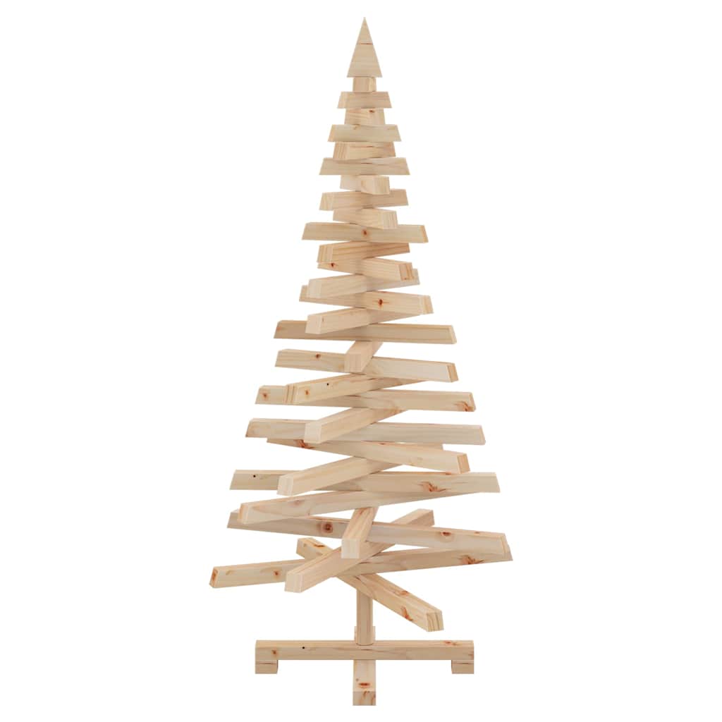 vidaXL Christmas Trees KOTKA 120 cm Solid Pine Wood Natural